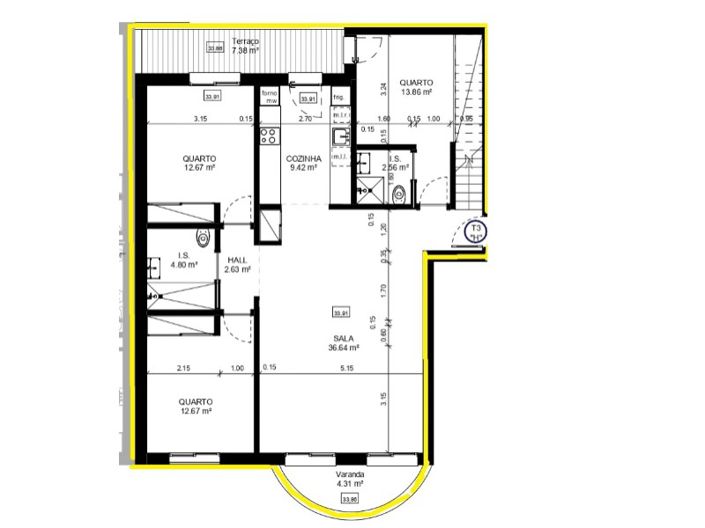 Image No.14-3 Bed Apartment for sale