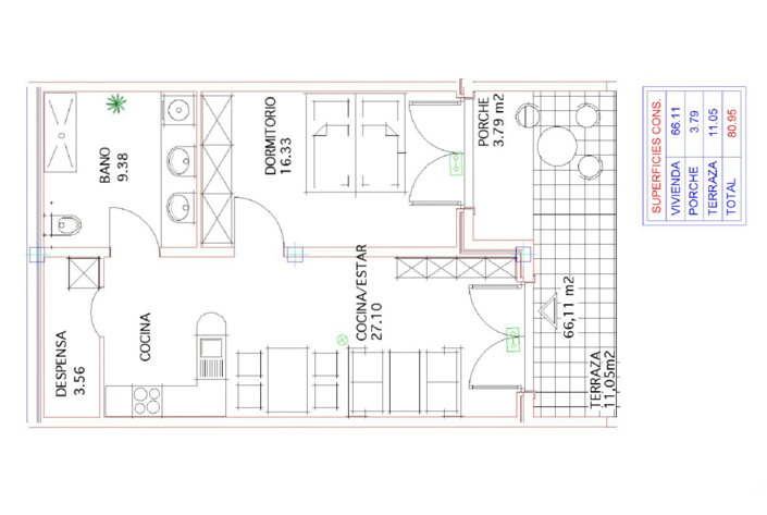Image No.40-1 Bed Apartment for sale