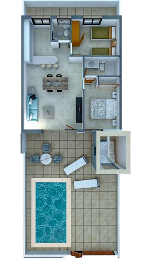 Image No.25-2 Bed Townhouse for sale