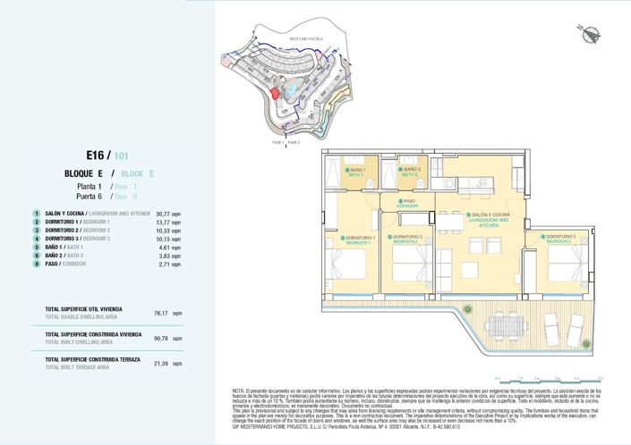 Image No.13-3 Bed Apartment for sale