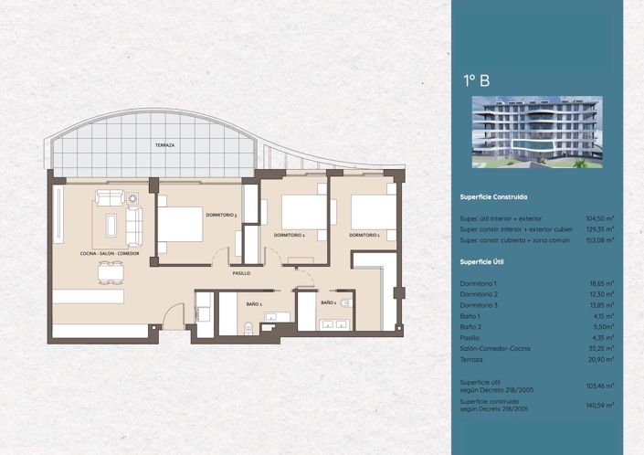 Image No.20-3 Bed Apartment for sale