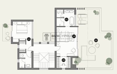 Detached Villa For Sale  in  Tserkezoi