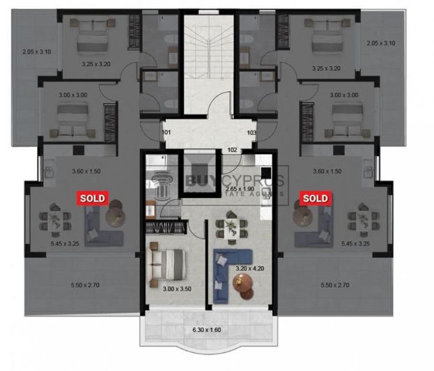 Image No.9-2 Bed Apartment for sale