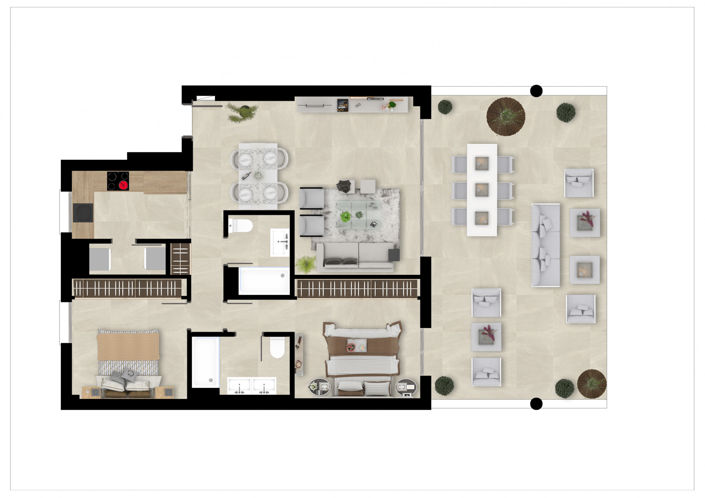 Image No.16-3 Bed Apartment for sale