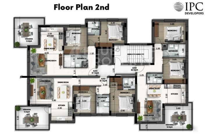 Image No.20-2 Bed Apartment for sale