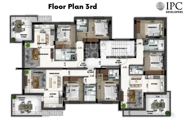 Image No.21-2 Bed Apartment for sale