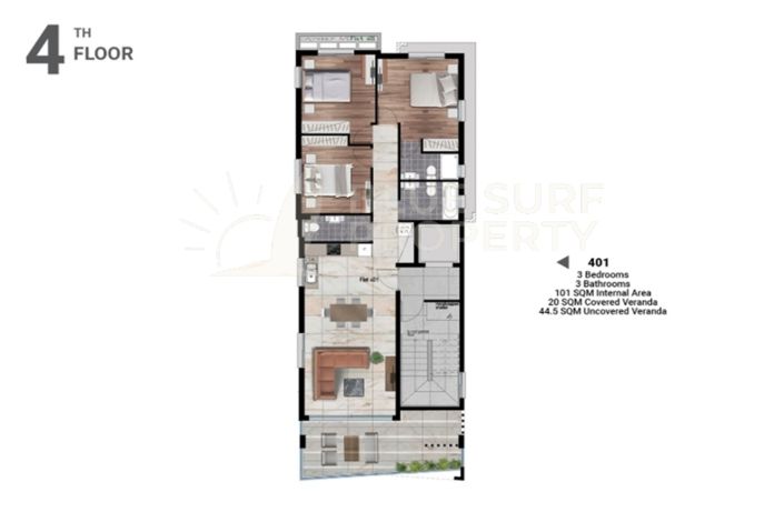 Image No.11-3 Bed Apartment for sale