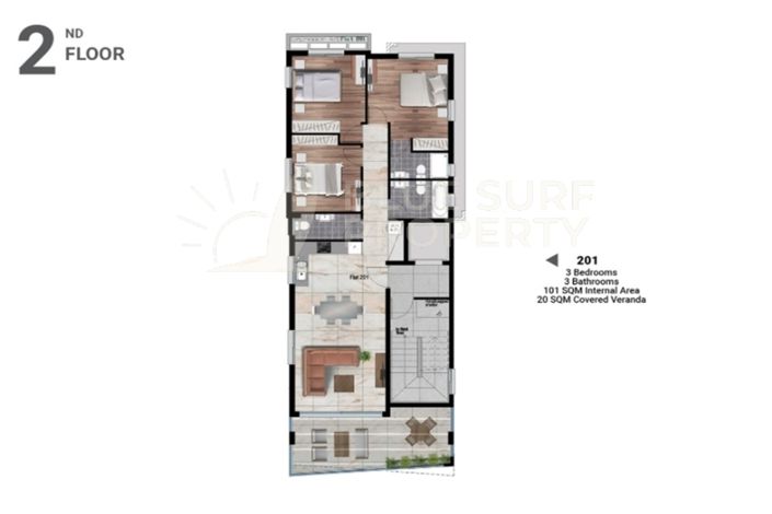 Image No.9-3 Bed Apartment for sale