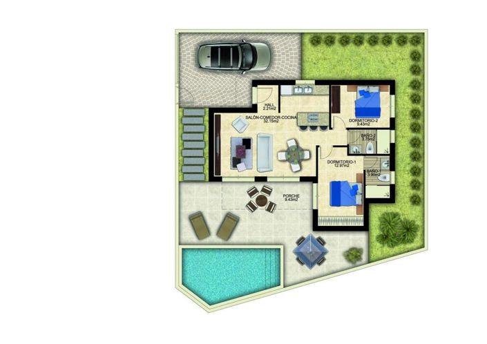 Image No.2-2 Bed Villa for sale