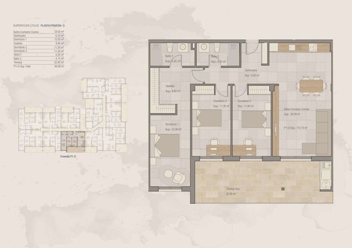 Image No.10-3 Bed Apartment for sale