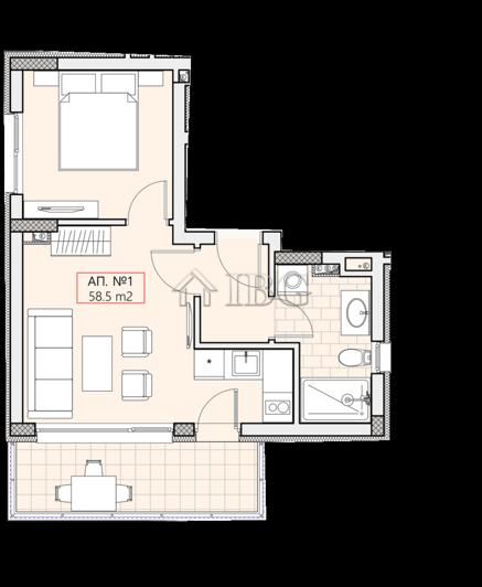 Image No.5-1 Bed Apartment for sale