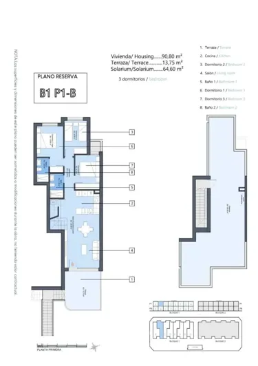 Image No.25-3 Bed Penthouse for sale