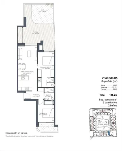 Image No.24-2 Bed Apartment for sale