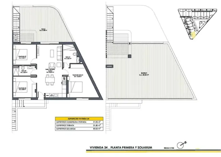 Image No.18-3 Bed Penthouse for sale