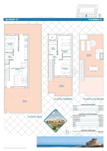 Image No.19-3 Bed Apartment for sale