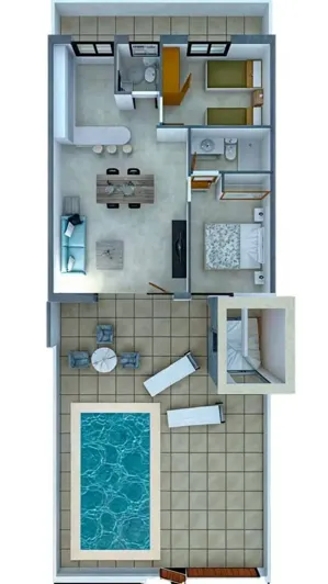 Image No.23-2 Bed Townhouse for sale