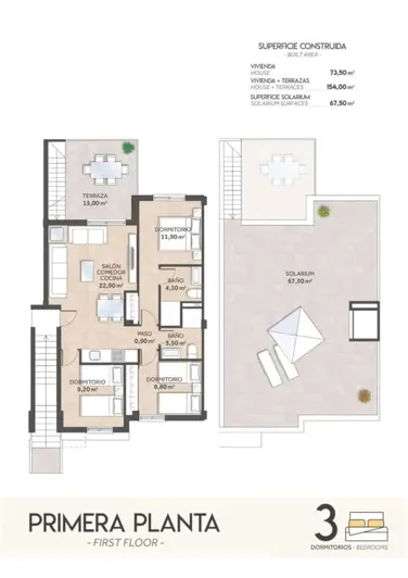 Image No.17-3 Bed Penthouse for sale