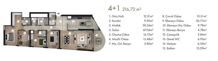 Image No.15-5 Bed Apartment for sale