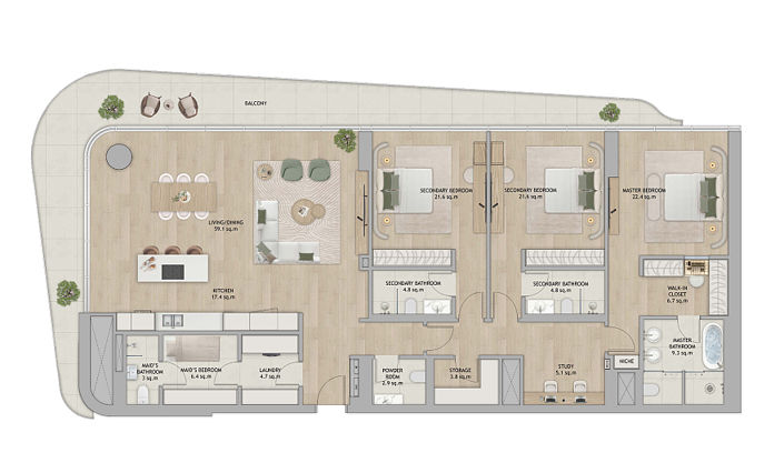 Image No.14-2 Bed Apartment for sale