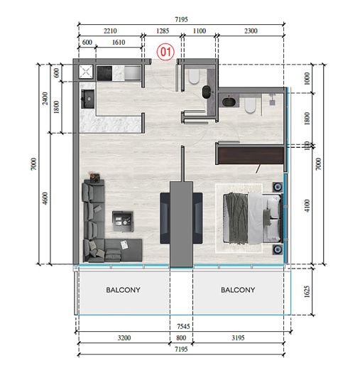 Image No.12-2 Bed Apartment for sale