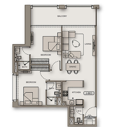 Image No.13-1 Bed Apartment for sale