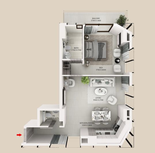 Image No.16-2 Bed Apartment for sale