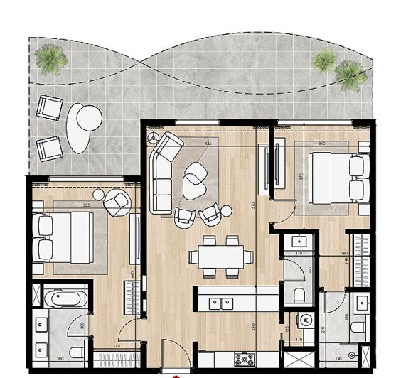 Image No.19-2 Bed Apartment for sale