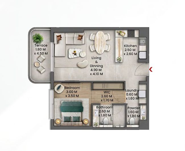 Image No.19-2 Bed Apartment for sale