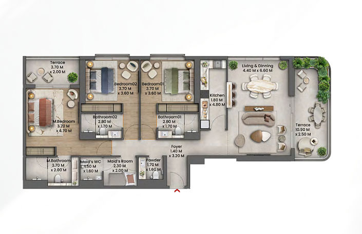 Image No.21-2 Bed Apartment for sale