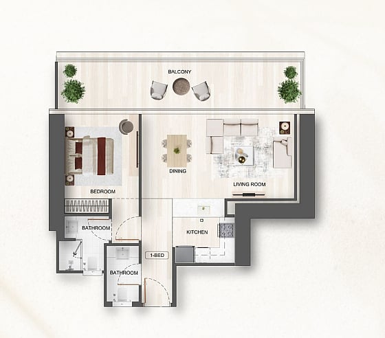 Image No.13-1 Bed Apartment for sale