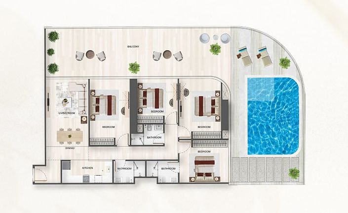 Image No.17-1 Bed Apartment for sale