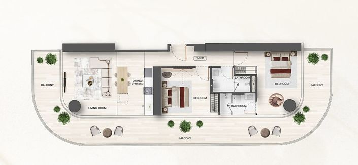 Image No.14-3 Bed Apartment for sale