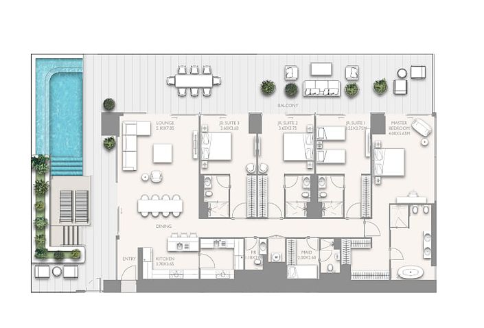 Image No.31-4 Bed Apartment for sale