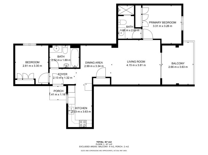 Image No.23-2 Bed Apartment for sale