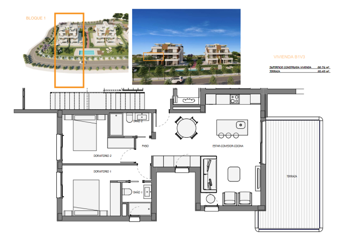 Image No.37-2 Bed Apartment for sale