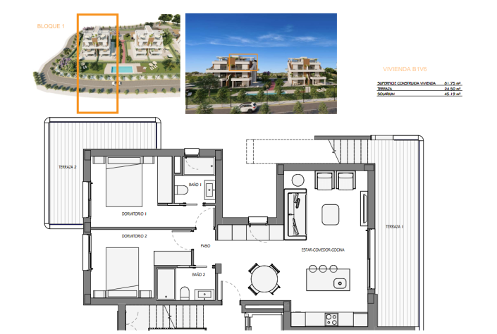 Image No.40-2 Bed Apartment for sale