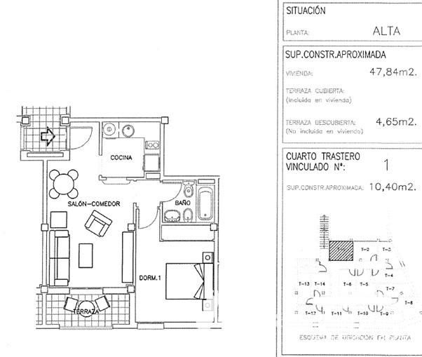 Image No.8-1 Bed Apartment for sale