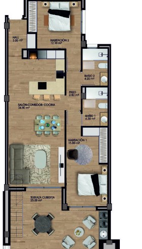 Image No.11-2 Bed Property for sale