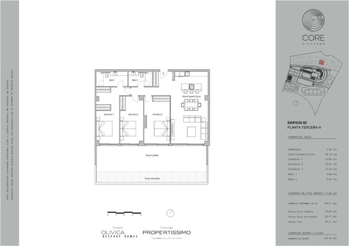 Image No.10-3 Bed Apartment for sale