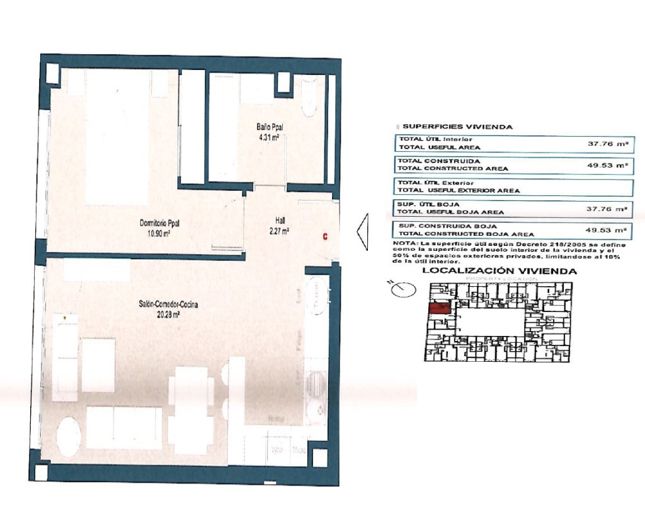 Image No.12-1 Bed Apartment for sale