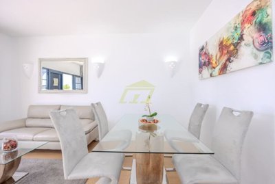 Front line bungalow with communal pool at Coral Beach in Playa Blanca