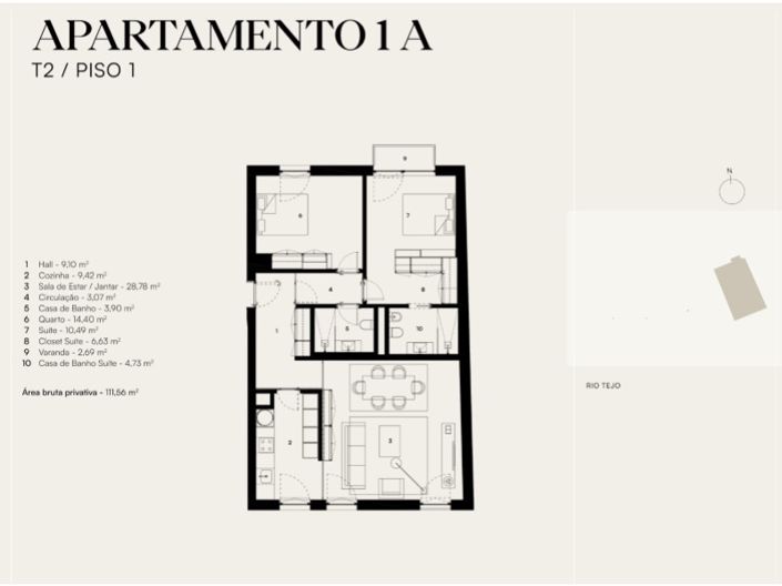 Image No.15-2 Bed Apartment for sale