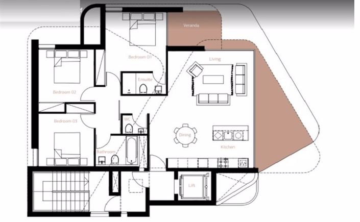 Image No.15-3 Bed Apartment for sale