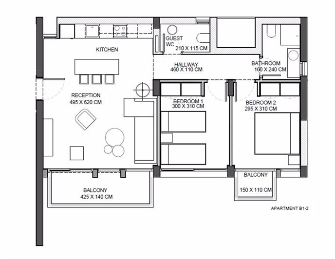 Image No.17-2 Bed Apartment for sale