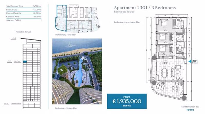 Image No.43-3 Bed Apartment for sale