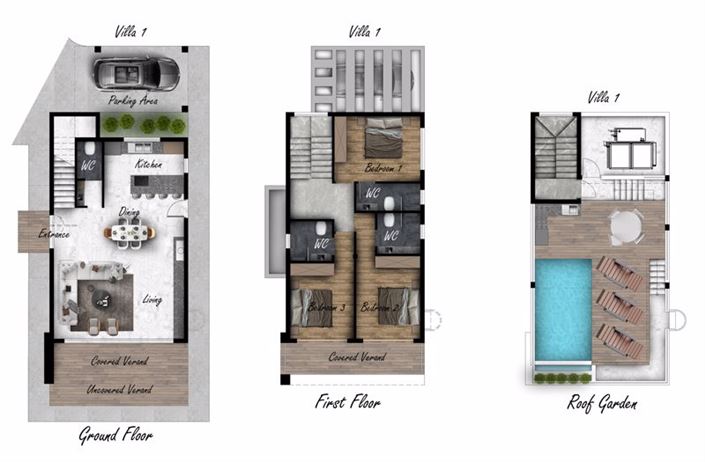 Image No.10-3 Bed Villa for sale