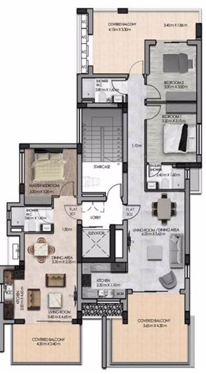 Image No.8-3 Bed Apartment for sale