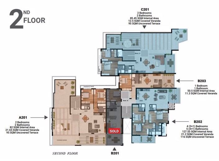 Image No.10-2 Bed Apartment for sale