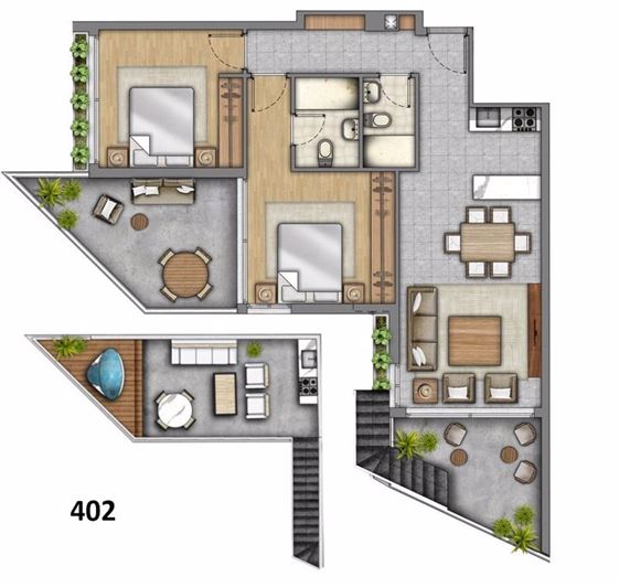 Image No.8-2 Bed Apartment for sale