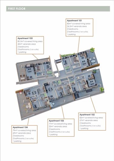 Image No.20-2 Bed Apartment for sale